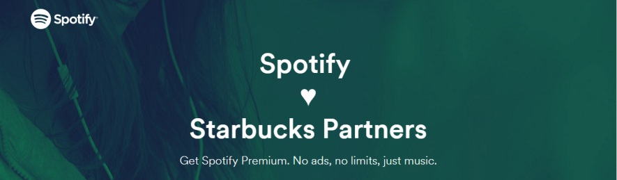 Spotify Premium Subscription Starbucks Partner Benefits